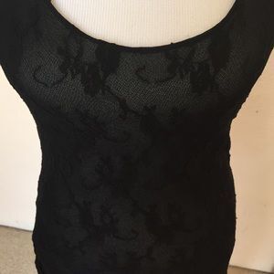 Sweet Pea black lace top